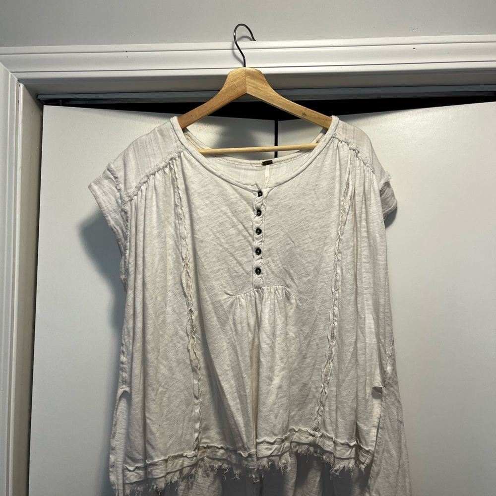 Free People White Top🩷